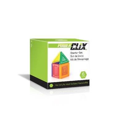 Конструктор Guidecraft PowerClix Solids Базовий набір, 6 деталей (G9481)