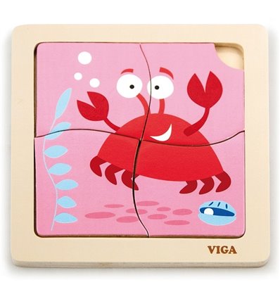 Пазл Viga Toys "Краб" (50146)