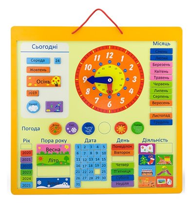 Календарь магнитный Viga Toys (50377U)