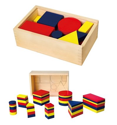 Набір для навчання Viga Toys "Логічні блоки" (56164U)