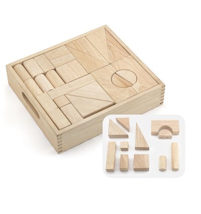 Набір будівельних блоків Viga Toys 48 шт. (59166)