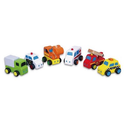Набор Viga Toys "Мини-машинки" 6 шт. (59621)