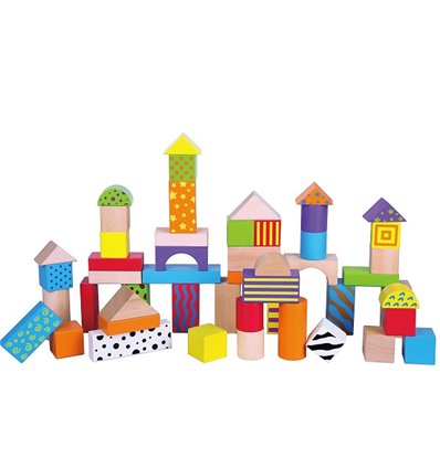 Набор кубиков Viga Toys 50 шт., 3 см (59695)