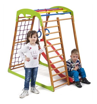 Детский спортивный комплекс для дома SportBaby BabyWood Plus 1