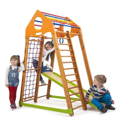 Детский спортивный комплекс для дома SportBaby BambinoWood