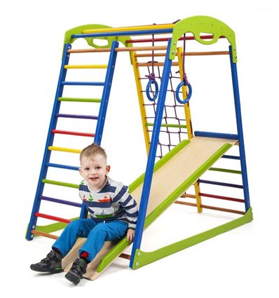 Детский спортивный комплекс для дома SportBaby SportWood