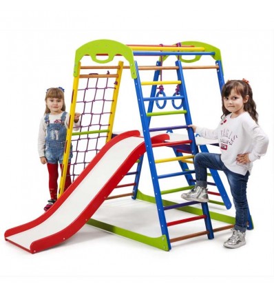 Детский спортивный комплекс для дома SportBaby SportWood Plus 2