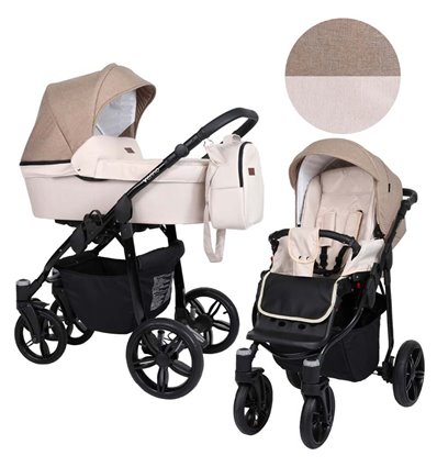 Дитяча коляска 2 в 1 Kunert Verino 02 Коричневий - Кремовий