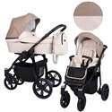 Дитяча коляска 2 в 1 Kunert Verino 02 Коричневий - Кремовий