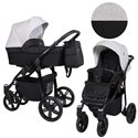 Детская коляска 2 в 1 Kunert Verino 04 Серый - Черный