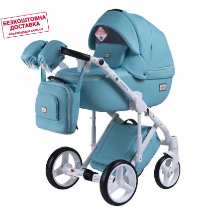 Детская коляска 2 в 1 Adamex Luciano Q-113 эко-кожа