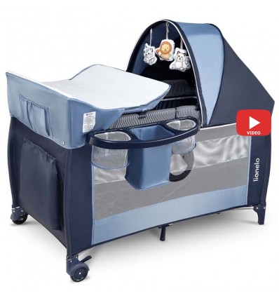 Манеж кровать Lionelo Sven Plus Blue
