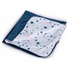 Конверт-плед с подушкой Twins Bear 100x100 dark blue