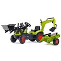 Трактор педальний з причіпом і 2 ковшами Falk 2040N CLAAS ARION