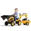 Трактор педальний з причіпом і 2 ковшами Falk 2076N Komatsu