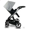 Дитяча коляска 2 в 1 ibebe i-stop сіра хром