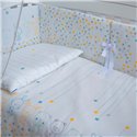 Дитячий постільний комплект Twins Eco Line 6 ел. E-022 Bunnies Mint