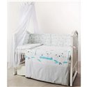 Дитячий постільний комплект Twins Eco Line 6 ел. E-024 Koala Mint