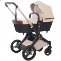 Детская дизайнерская коляска 2 в 1 Shom Roberto Verino Elegance Stone Sand