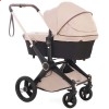 Детская дизайнерская коляска 2 в 1 Shom Roberto Verino Elegance Stone Sand
