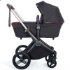 Детская дизайнерская коляска 2 в 1 Shom Roberto Verino Elegance Midnight Black