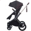 Детская дизайнерская коляска 2 в 1 Shom Roberto Verino Elegance Midnight Black