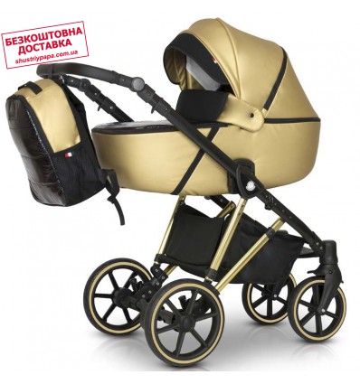 Детская коляска 3 в 1 Verdi Makan 10 Metallic Gold