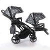 Универсальная коляска для двойни Junama Glow Duo Slim 04