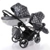 Універсальна коляска для двійні Junama Glow Duo Slim 04