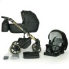 Дитяча коляска 2 в 1 Verdi Verso Gold G01 Black