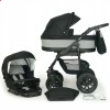 Детская коляска 2 в 1 Verdi Laser Black 03 черная