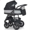 Детская коляска 2 в 1 Verdi Laser Black 03 черная