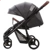 Детская прогулочная коляска Bebetto Rainbow 02 темно-серая на серой раме