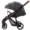 Дитяча прогулянкова коляска Bebetto Rainbow 02 темно-сіра на сірій рамі