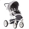 Детская коляска 2 в 1 Bebetto Torino 05 серая, белая рама