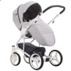 Дитяча коляска 2 в 1 Bebetto Torino 05 сіра, біла рама