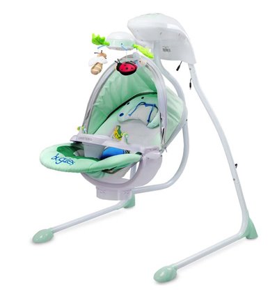 Качели Caretero Bugies мятные