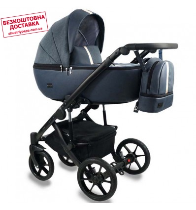 Детская коляска 2 в 1 Bexa Air dark blue