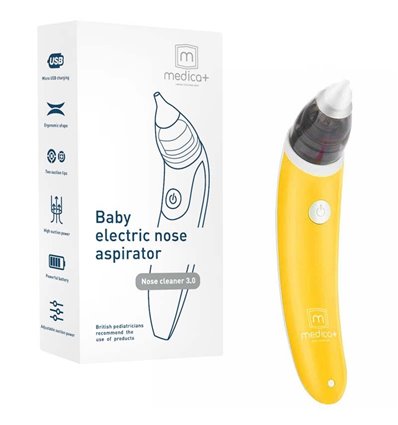 Назальний аспіратор (соплевідсмоктувач) Medica+ Nose Cleaner 3.0