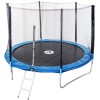 Батут Atleto 252 см з сіткою і драбиною