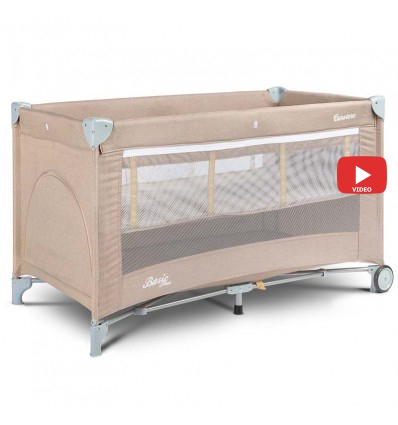 Манеж ліжечко Caretero Basic Plus beige