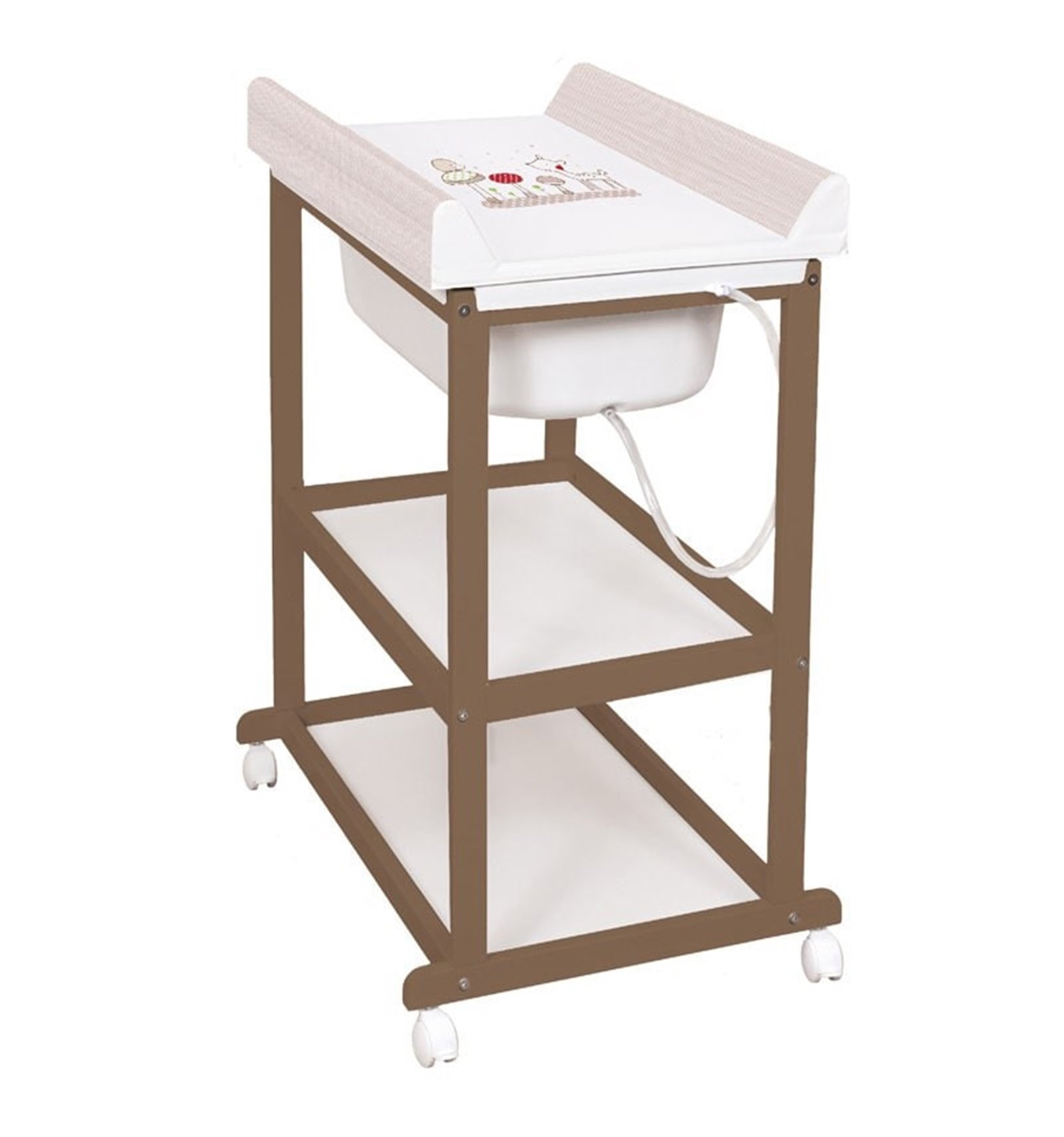 пеленальный стол на колесах с ванной