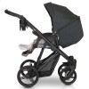 Детская коляска 3 в 1 Verdi Dynamic VD-09L черная с синим экокожа
