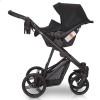 Детская коляска 3 в 1 Verdi Dynamic VD-09L черная с синим экокожа