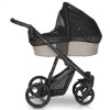 Детская коляска 3 в 1 Verdi Dynamic VD-09L черная с синим экокожа