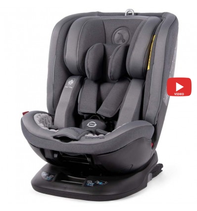 Автокресло детское Coletto Logos IsoFix темно-серое, 0-36 кг