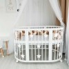 Овальная кроватка 7 в 1 Royal Sleep Звезды
