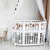 Овальная кроватка 7 в 1 Royal Sleep Звезды