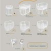 Овальная кроватка 7 в 1 Royal Sleep орех