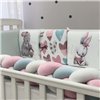 Постільний комплект Маленька Соня Art Design Зайчики 6 ел.